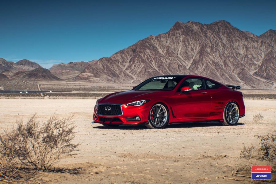  Infiniti Q60 Stillen on Vossen Wheels (VWS-1) 2017 года  (фото 1 из 11)